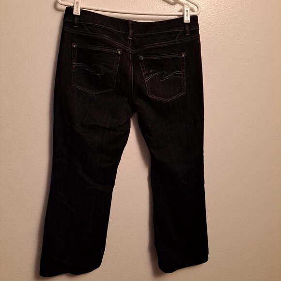 White House Black Market Denim - White House Black Market Feel Beaut Cropped Boot Leg Jeans W/Rhinestone Pockets
